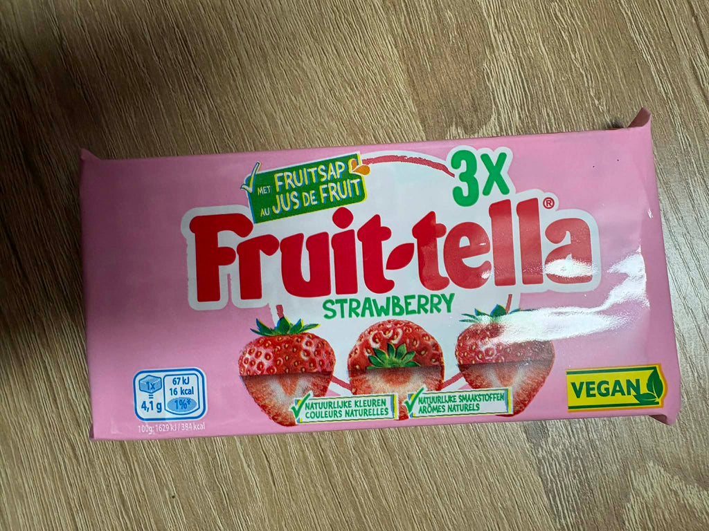 fruittela fraise par 3: 1.50 euro pièce