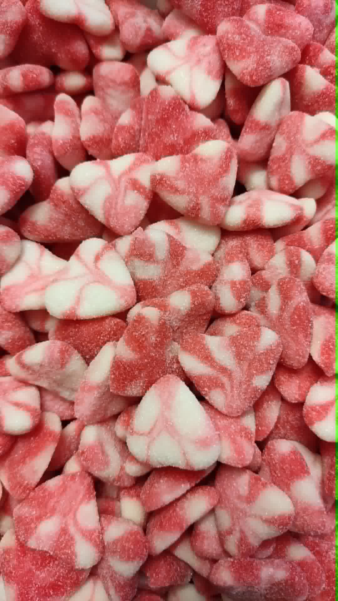 Coeur crémeux twist fraise sucrés - 100g