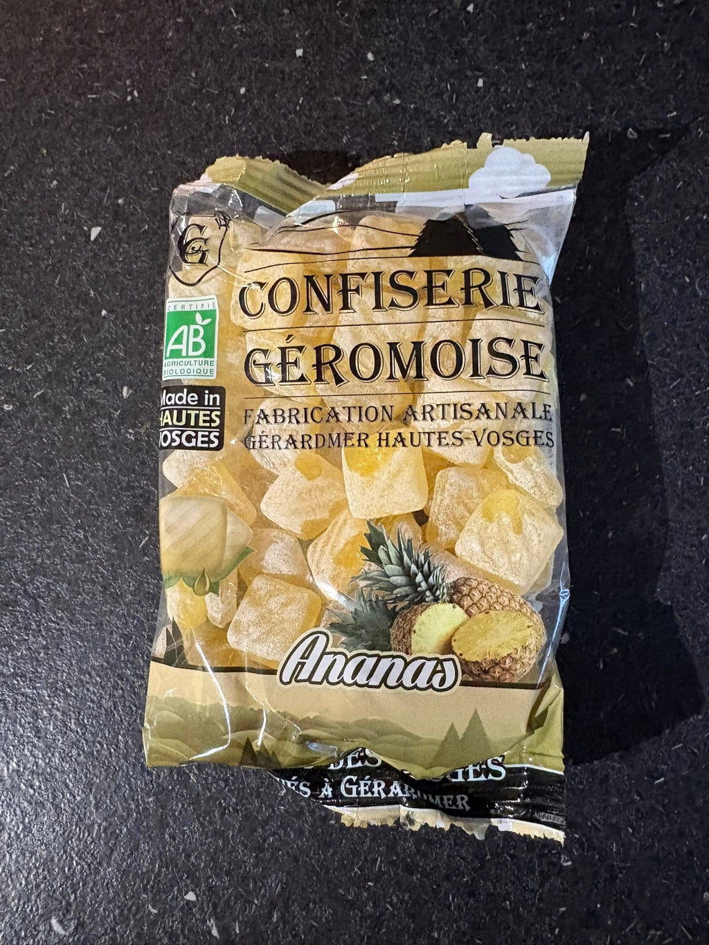 Bonbon Vosgiens Ananas 6e le paquet