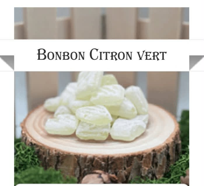 Bonbon Vosgiens Citron Vert 6e le paquet