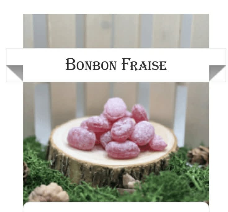 Bonbon Vosgiens Fraise 6e le paquet