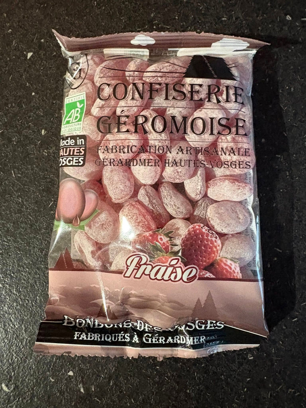 Bonbon Vosgiens Fraise 6e le paquet