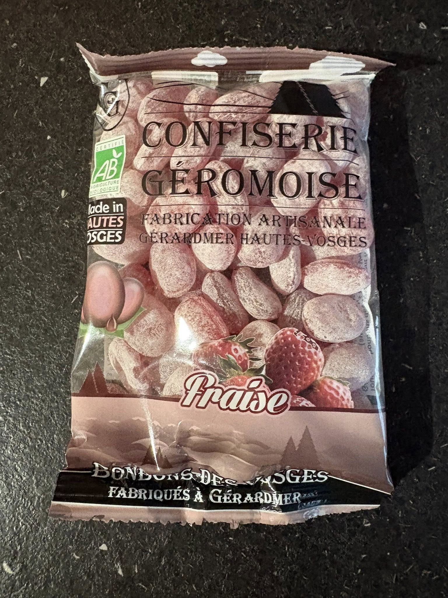 Bonbon Vosgiens Fraise 6e le paquet