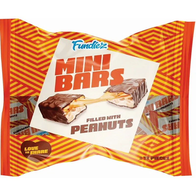 Mini-Barre aux Peanuts 1.50 euro pièce le sachet de 12 chocolat