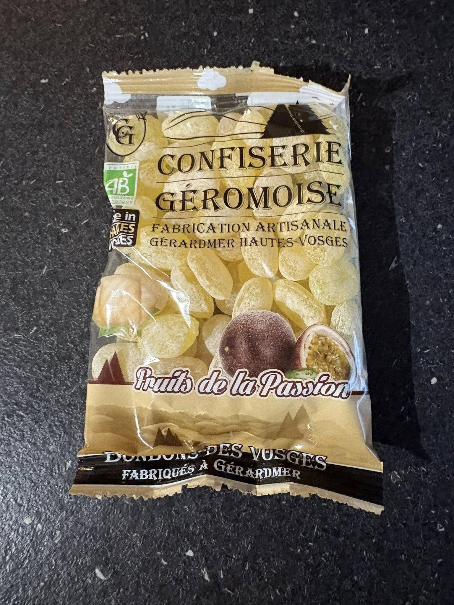 Bonbon Vosgiens Fruits de la passion 6e le paquet