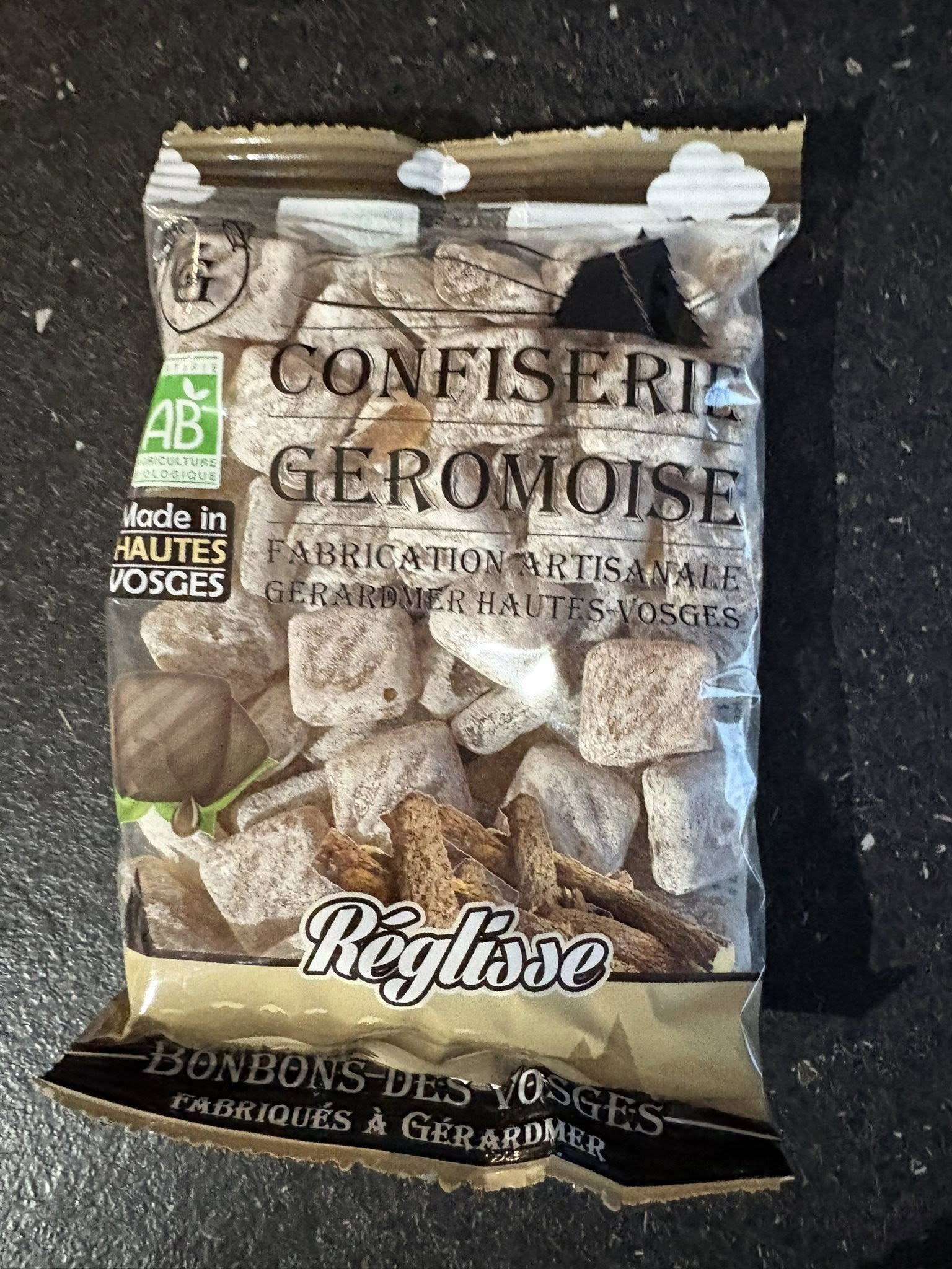 Bonbon Vosgiens Réglisse 6e le paquet