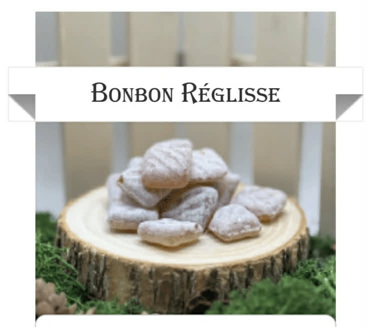 Bonbon Vosgiens Réglisse 6e le paquet