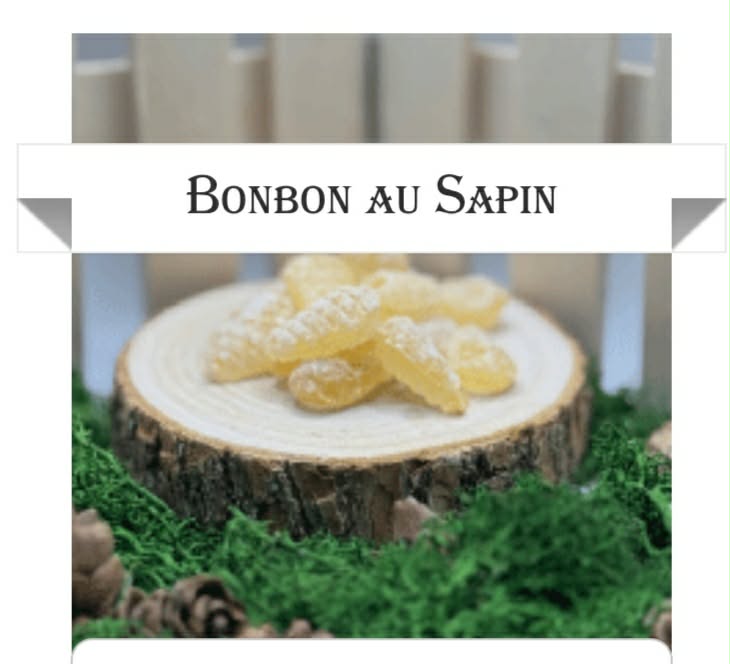 Bonbon Vosgiens Sapin 6e le paquet