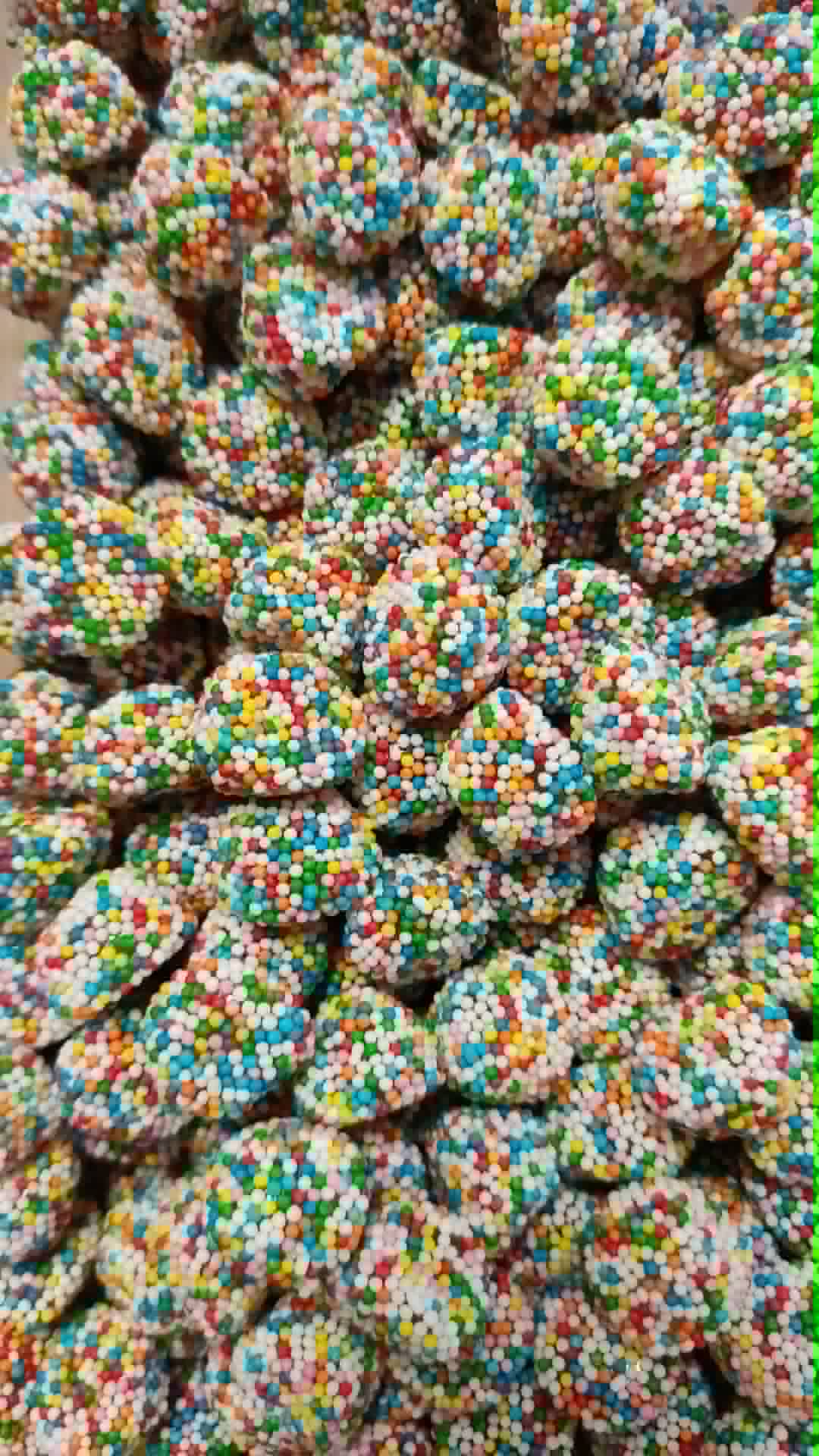 Mûres perlées MULTICOLORES - 100g